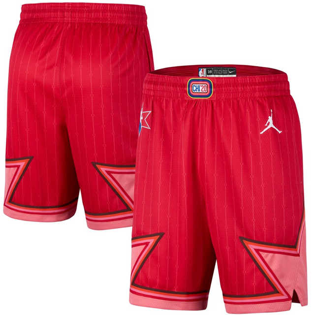 Jordan Brand Red 2020 NBA All-Star Game Swingman Shorts