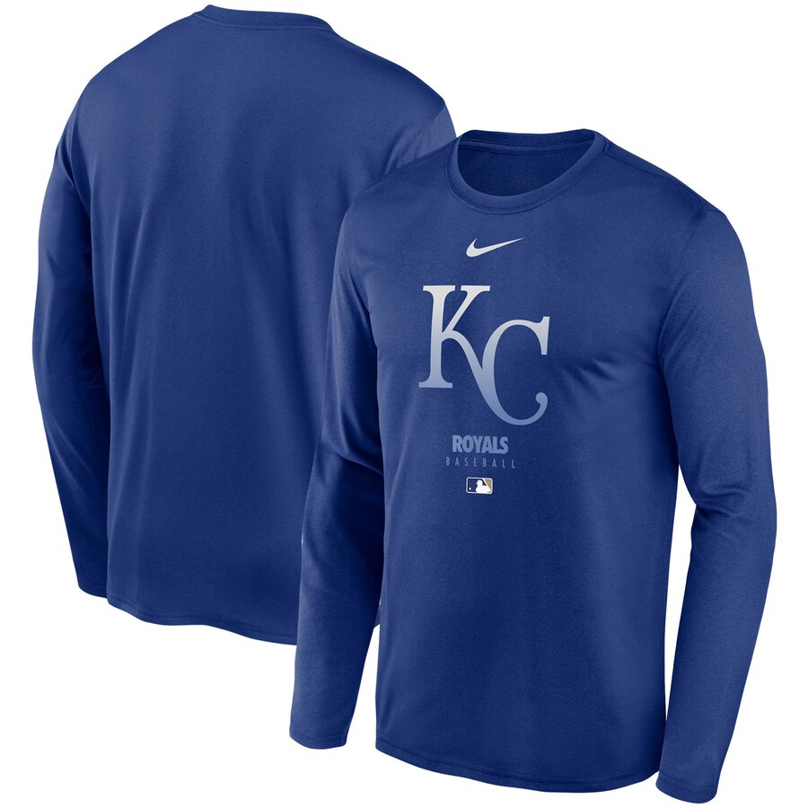 Men's Kansas City Royals Nike Royal Authentic Collection Legend Performance Long Sleeve T-Shirt