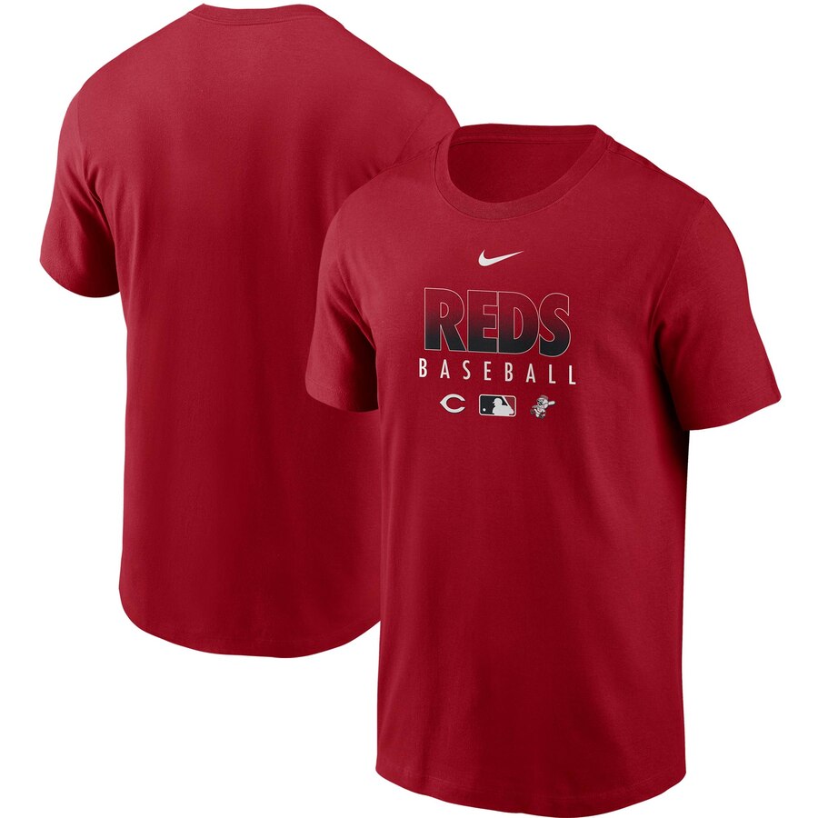 Men's Cincinnati Reds Nike Red Authentic Collection Team Performance T-Shirt