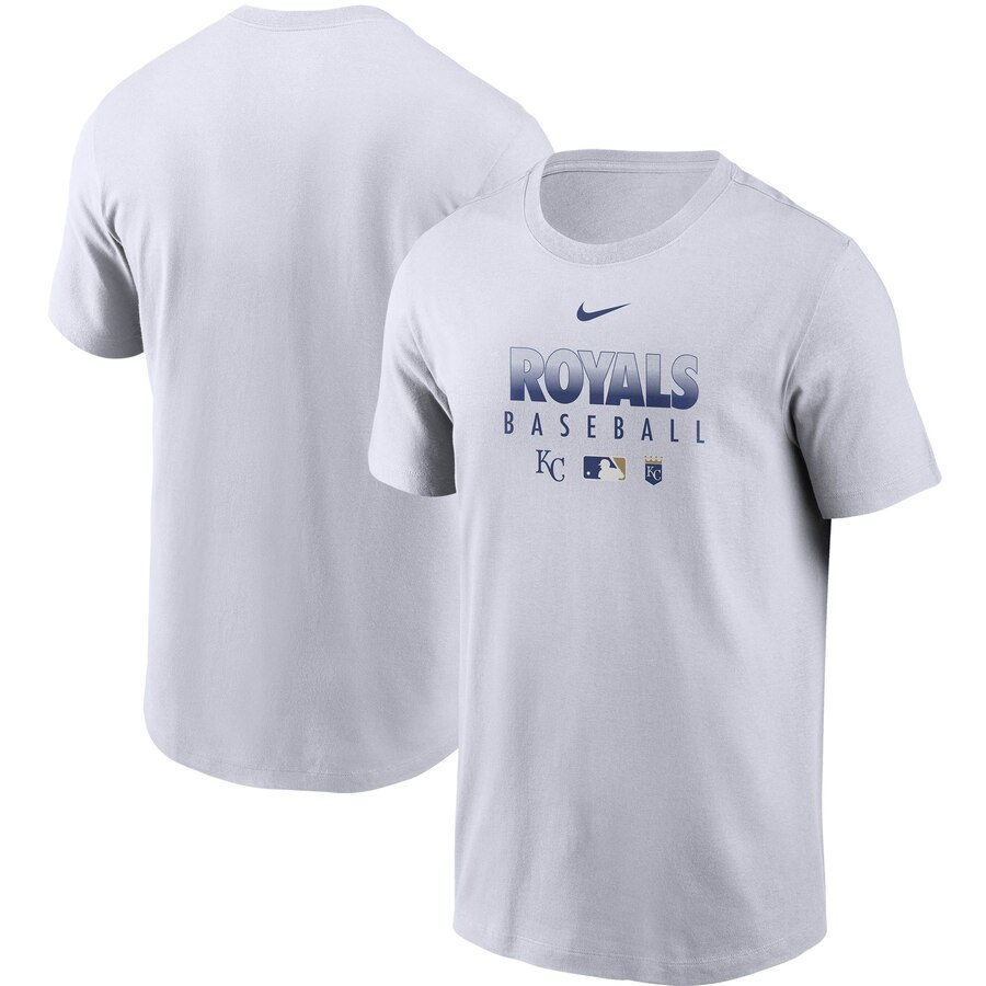 Men's Kansas City Royals Nike White Authentic Collection Team Performance T-Shirt