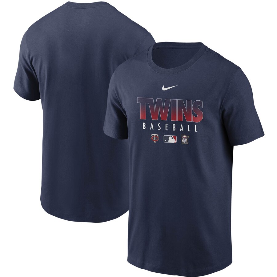 Men's Minnesota Twins Nike Navy Authentic Collection Team Performance T-Shirt