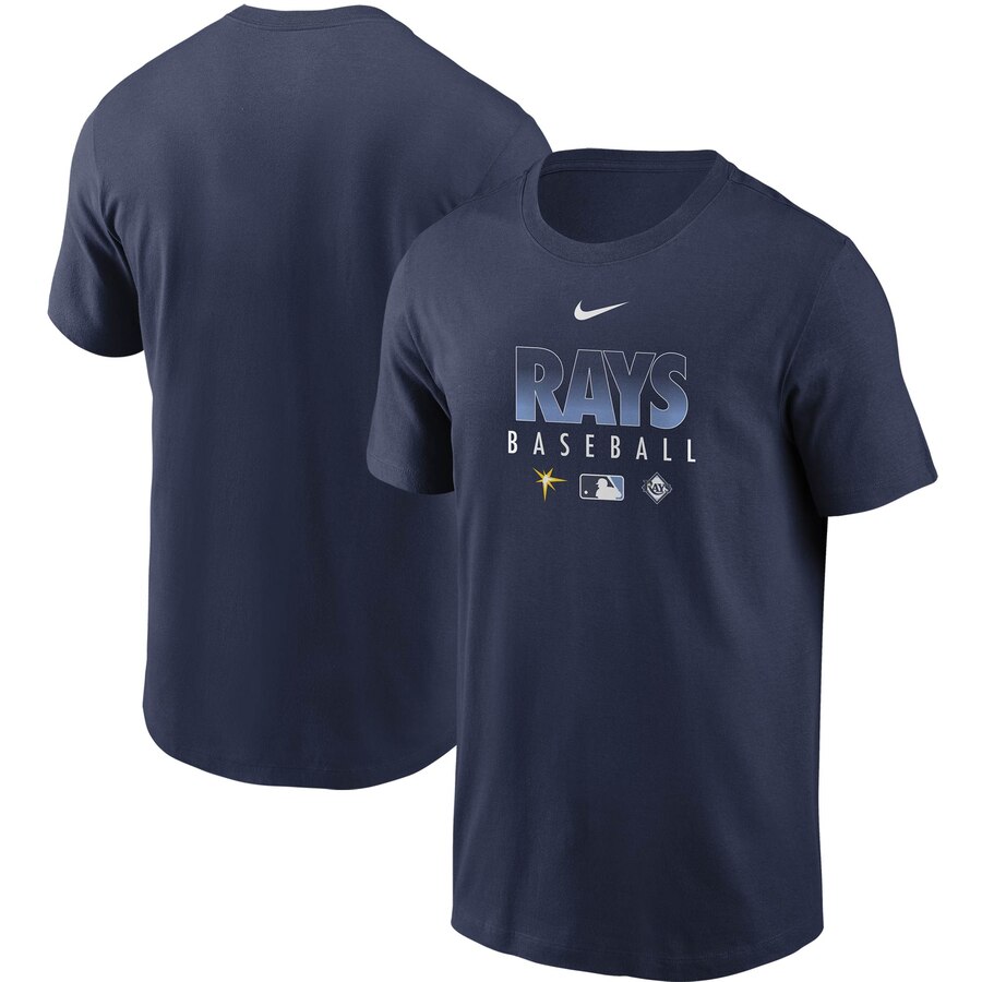 Men's Tampa Bay Rays Nike Navy Authentic Collection Team Performance T-Shirt