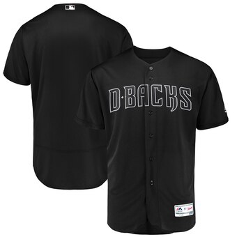 Arizona Diamondbacks Blank Majestic 2019 Players' Weekend Flex Base Authentic Team Jersey Black