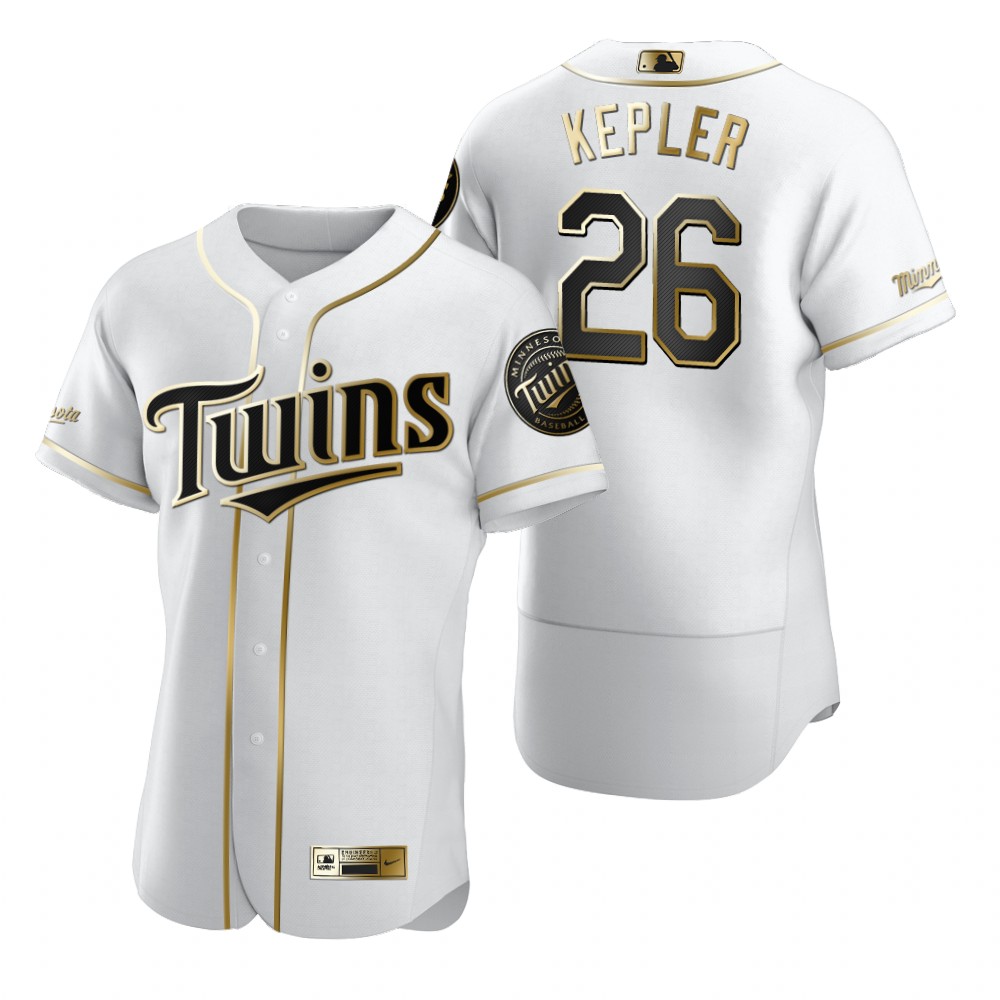 Minnesota Twins #26 Max Kepler White Nike Men's Authentic Golden Edition MLB Jersey