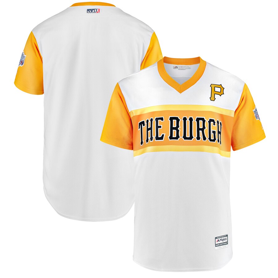 Pittsburgh Pirates Majestic 2019 MLB Little League Classic Replica Team Jersey White