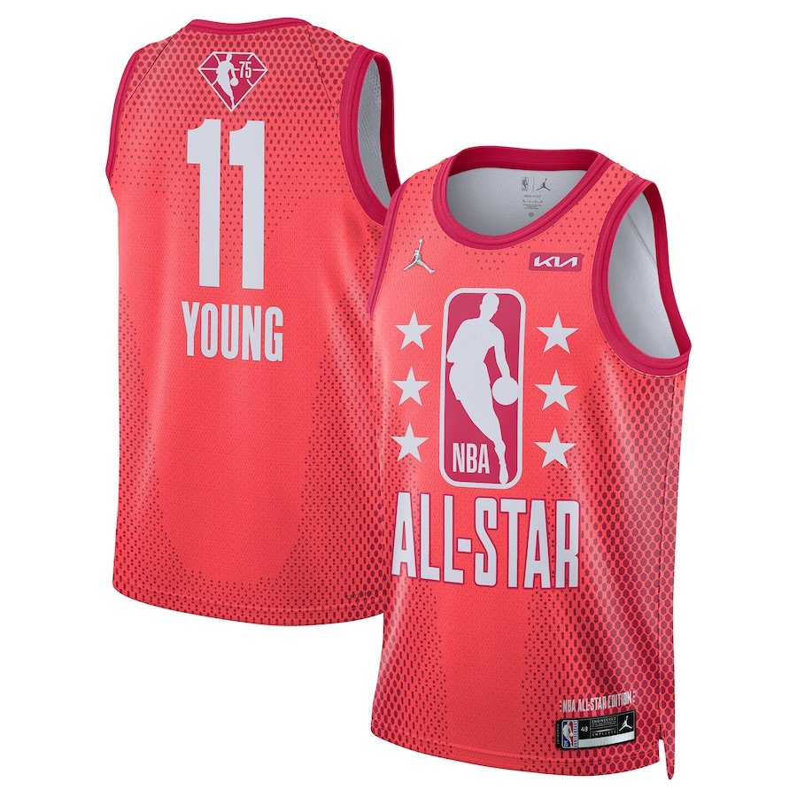 Hawks #11 Trae Young Jordan Brand 2022 NBA All-Star Game Swingman Jersey - Maroon