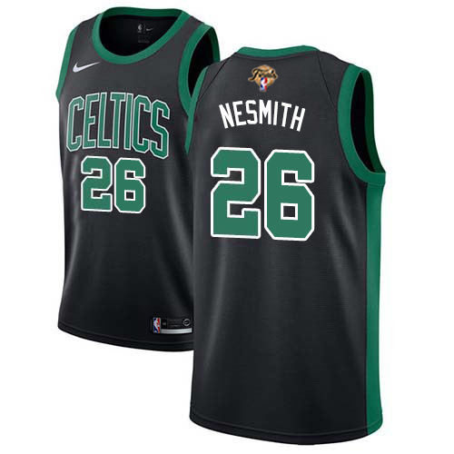 Nike Celtics #26 Aaron Nesmith Black 2022 NBA Finals Swingman Statement Edition Jersey