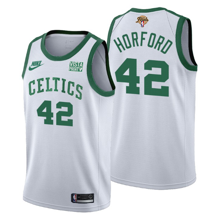 Boston Celtics #42 Al Horford Men's Nike Releases Classic Edition 2022 NBA Finals 75th Anniversary Jersey White