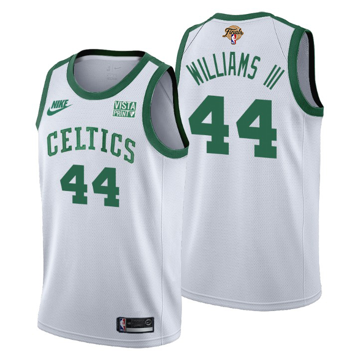 Boston Celtics #44 Robert Williams III Men's Nike Releases Classic Edition 2022 NBA Finals 75th Anniversary Jersey White