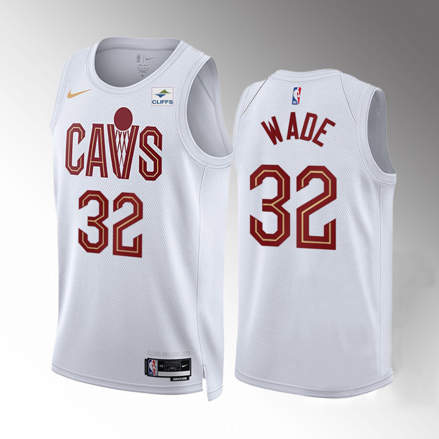 Cleveland Cavaliers #32 Dean Wade Men's White Nike NBA 2022-23 Association Edition Jersey