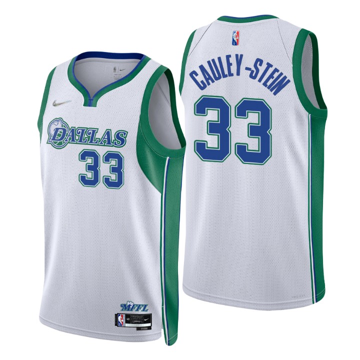 Dallas Mavericks #33 Willie Cauley-Stein Men's Nike White 2021/22 Swingman NBA Jersey - City Edition