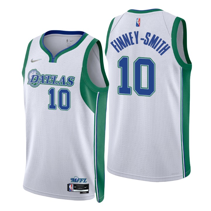 Dallas Mavericks #10 Dorian Finney-Smith Men's Nike White 2021/22 Swingman NBA Jersey - City Edition