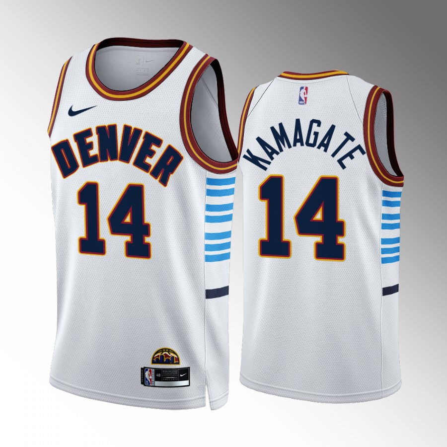 Denver Nuggets #14 Ismael Kamagate White NBA 2022-23 Men's City Edition Jersey