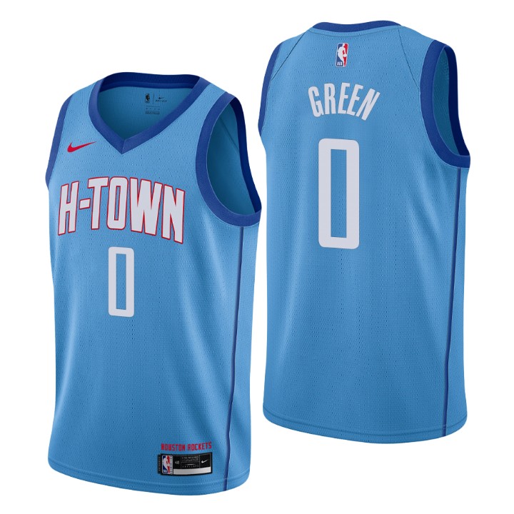 Houston Rockets #0 Jalen Green Blue Jersey 2021 NBA