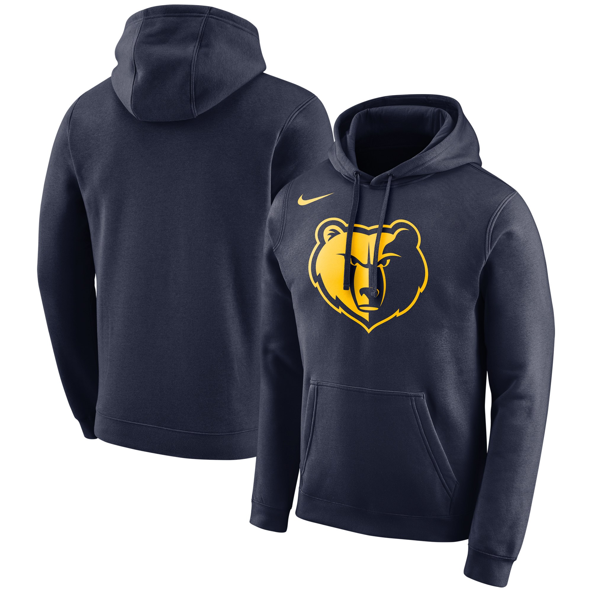 Memphis Grizzlies Nike City Edition Logo Essential Pullover Hoodie Navy