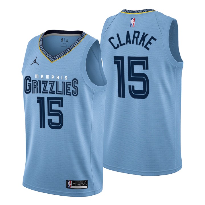 Nike Grizzlies #15 Brandon Clarke Men's 2022-23 Statement Edition NBA Jersey - Blue