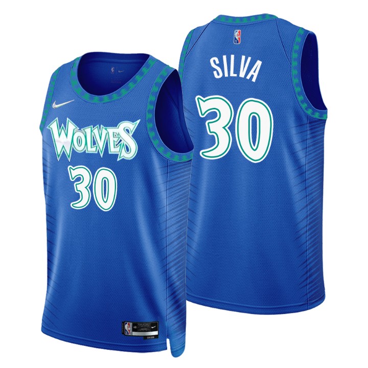 Minnesota Timberwolves #30 Chris Silva Men's Nike Royal 2021/22 Swingman NBA Jersey - City Edition