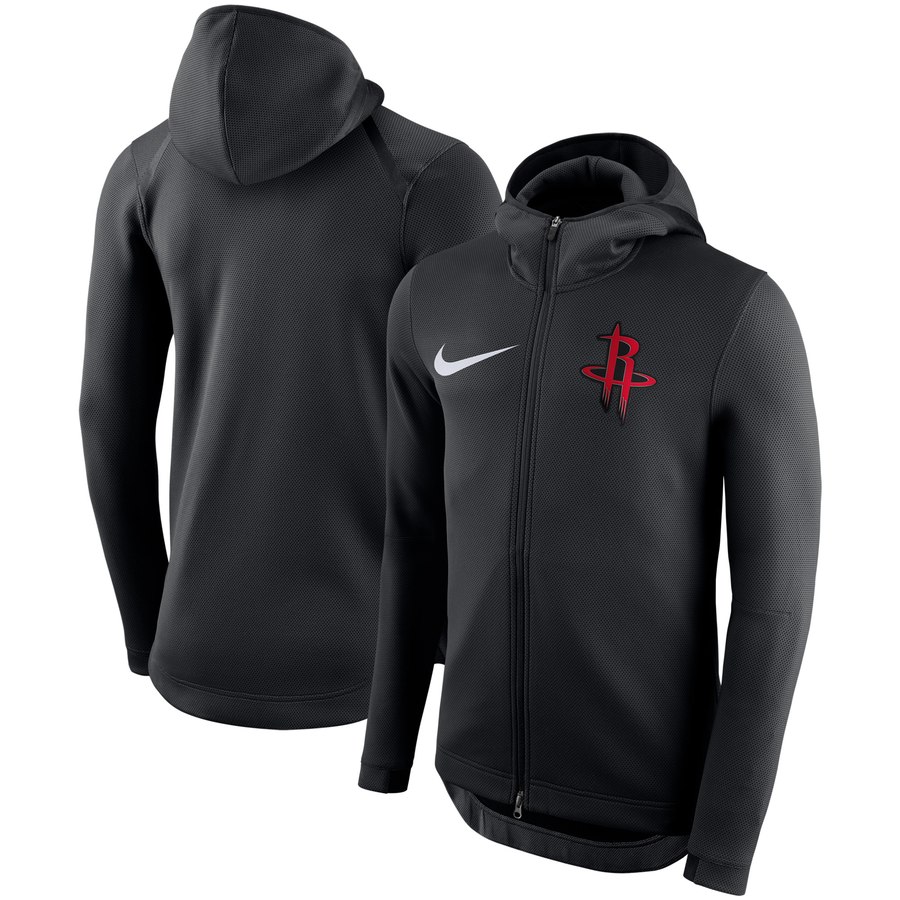 Houston Rockets Nike Showtime Therma Flex Performance Full-Zip Hoodie Black