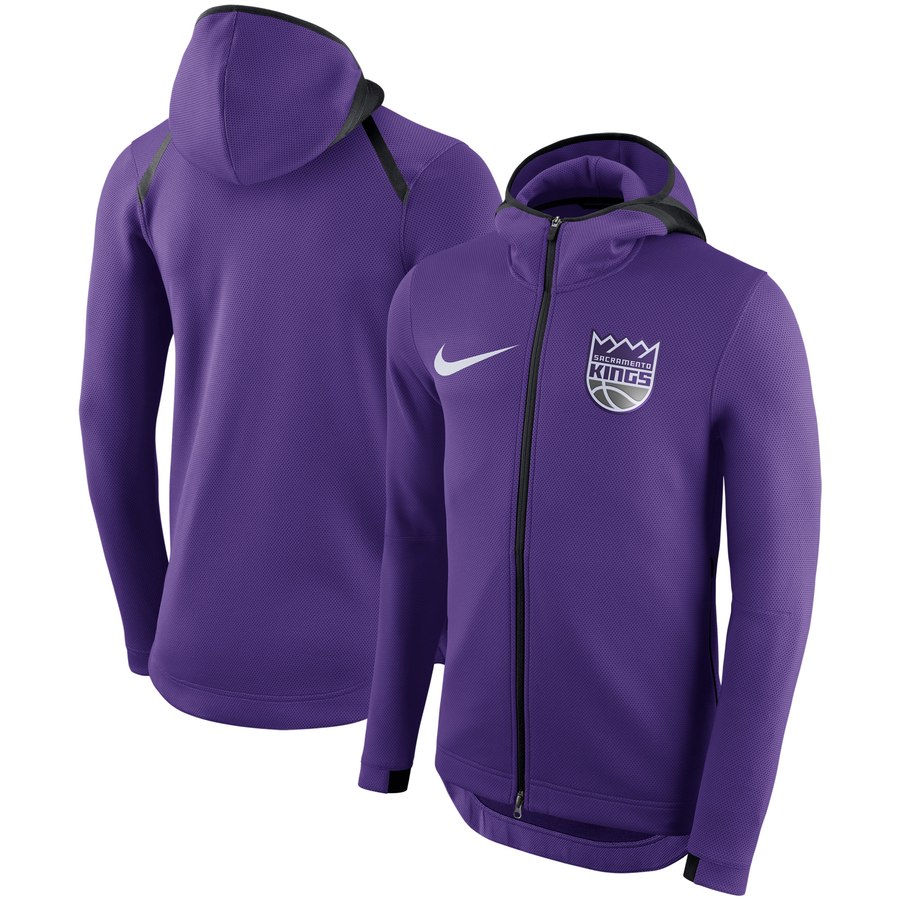 Sacramento Kings Nike Showtime Therma Flex Performance Full-Zip Hoodie Purple