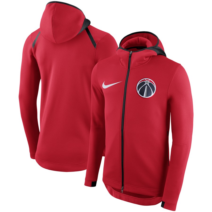 Washington Wizards Nike Showtime Therma Flex Performance Full-Zip Hoodie Red