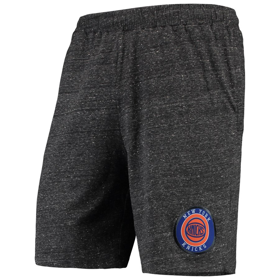 New York Knicks Concepts Sport Pitch Knit Jam Shorts Charcoal