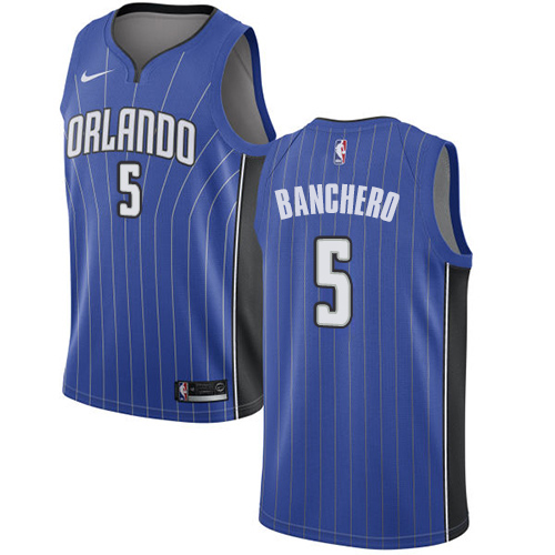 Nike Magic #5 Paolo Banchero Royal NBA Swingman Icon Edition Jersey