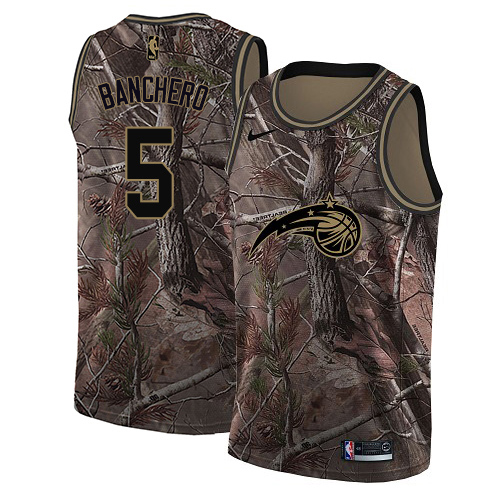 Nike Magic #5 Paolo Banchero Camo NBA Swingman Realtree Collection Jersey