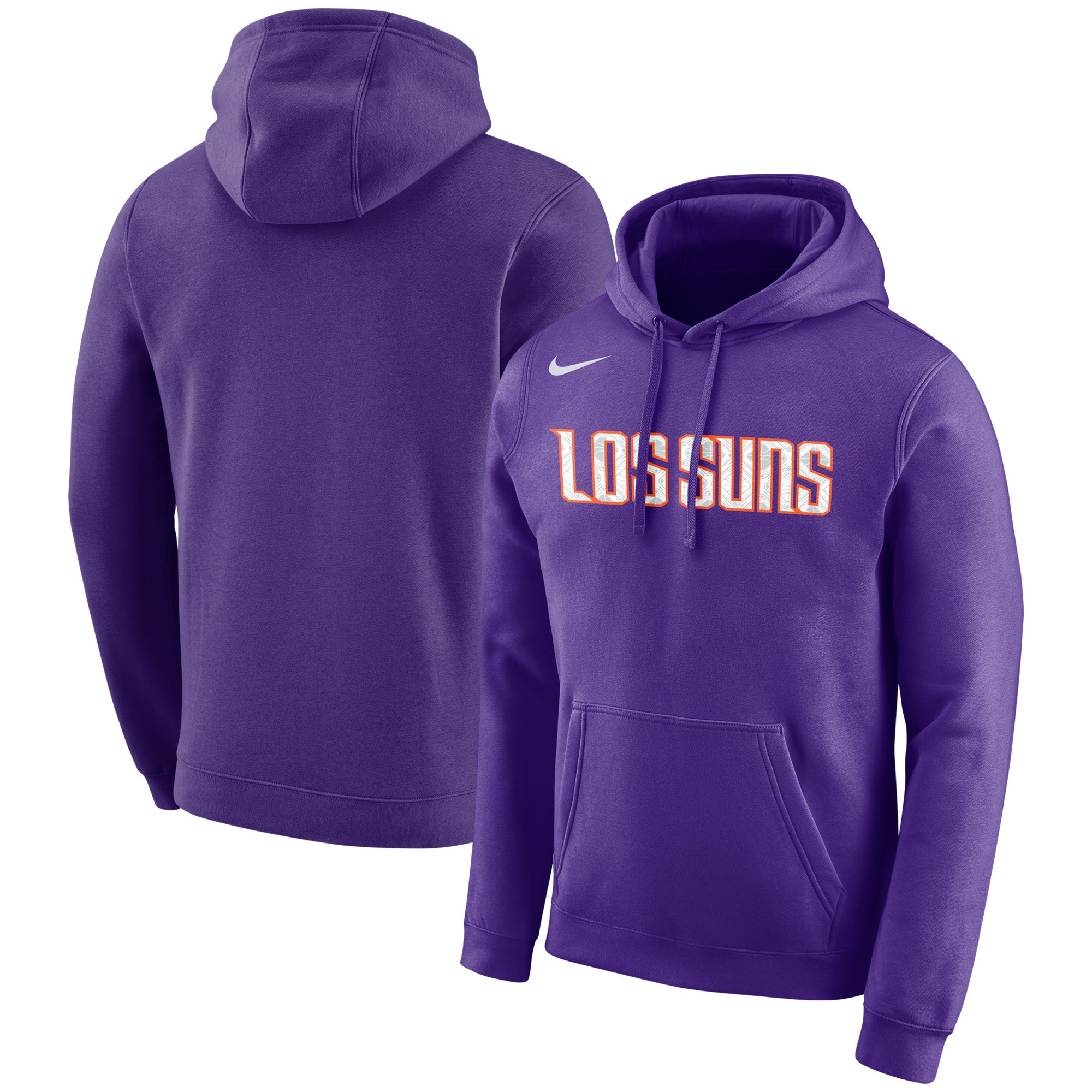 Phoenix Suns Nike City Edition Logo Essential Pullover Hoodie Purple