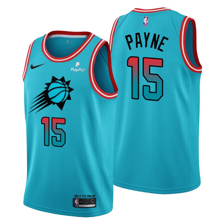 Nike Suns #15 Cameron Payne Men's 2022-23 City Edition NBA Jersey - Cherry Blossom Blue