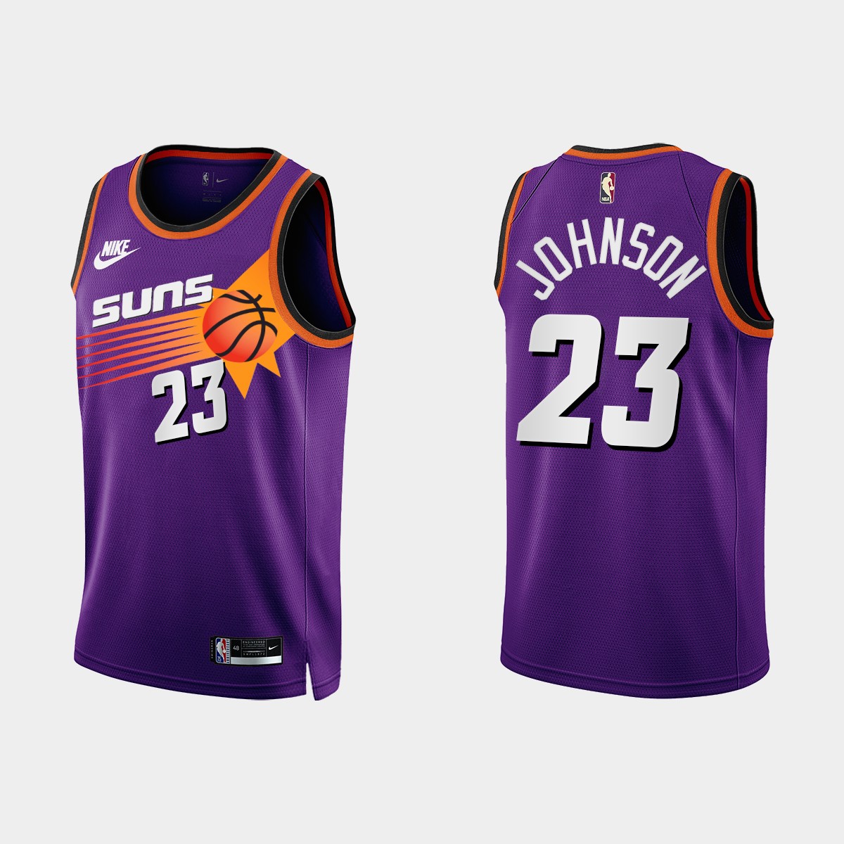 Phoenix Suns #23 Cameron Johnson Purple Men's Nike NBA 2022-23 Classic Edition Jersey