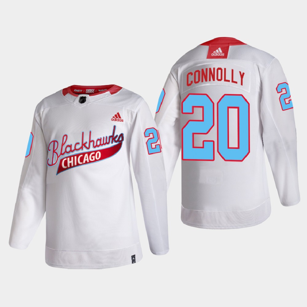 Chicago Blackhawks #20 Brett Connolly Men's White One Community Night NHL Jersey