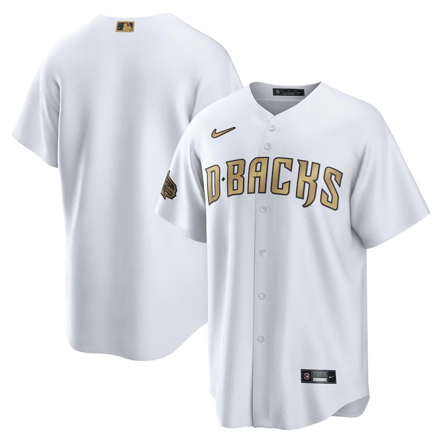 Arizona Diamondbacks Blank Men's Nike White 2022 MLB All-Star Game Replica Jersey