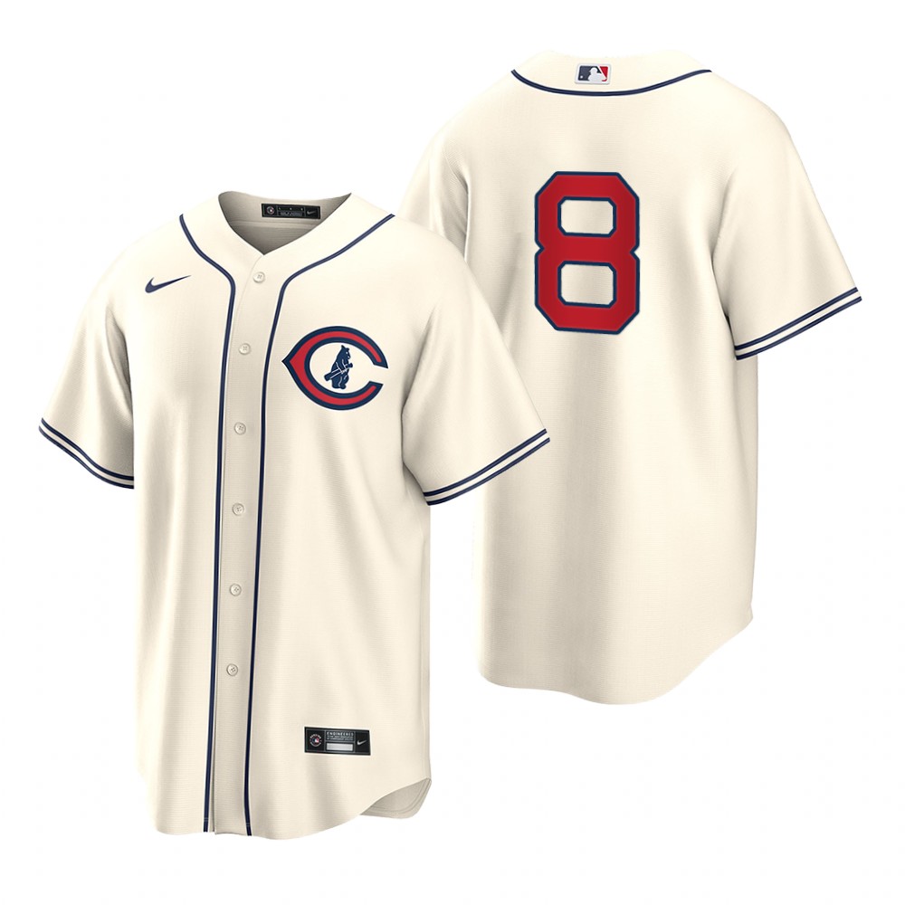 Chicago Cubs #8 Andre Dawson Men's 2022 Field of Dreams MLB Game Jersey - Cream