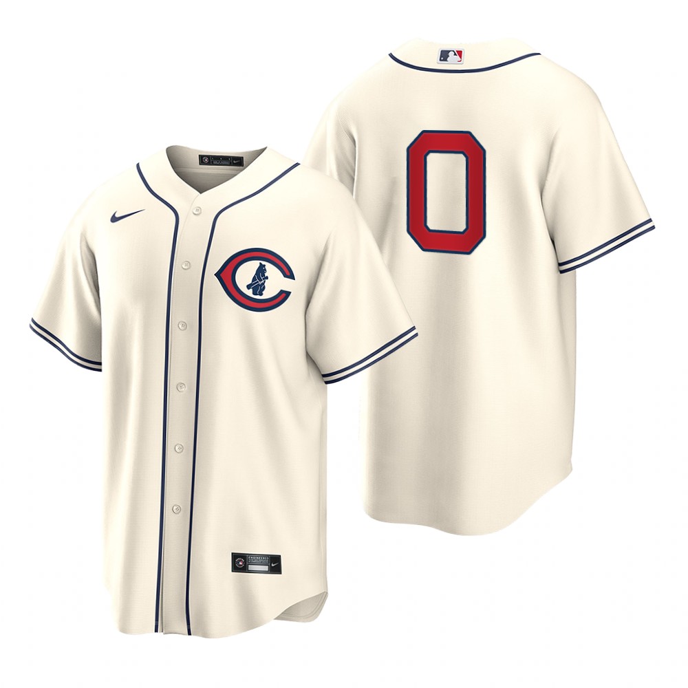 Chicago Cubs #0 Marcus Stroman Men's 2022 Field of Dreams MLB Game Jersey - Cream