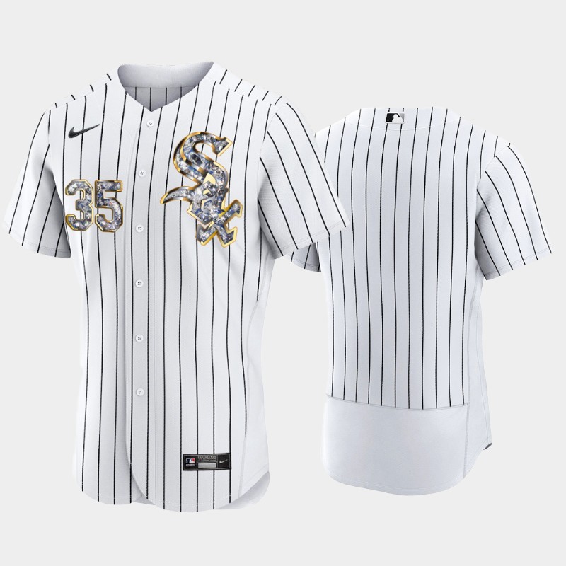 Chicago White Sox Blank Men's Nike Diamond Edition MLB Jersey - White