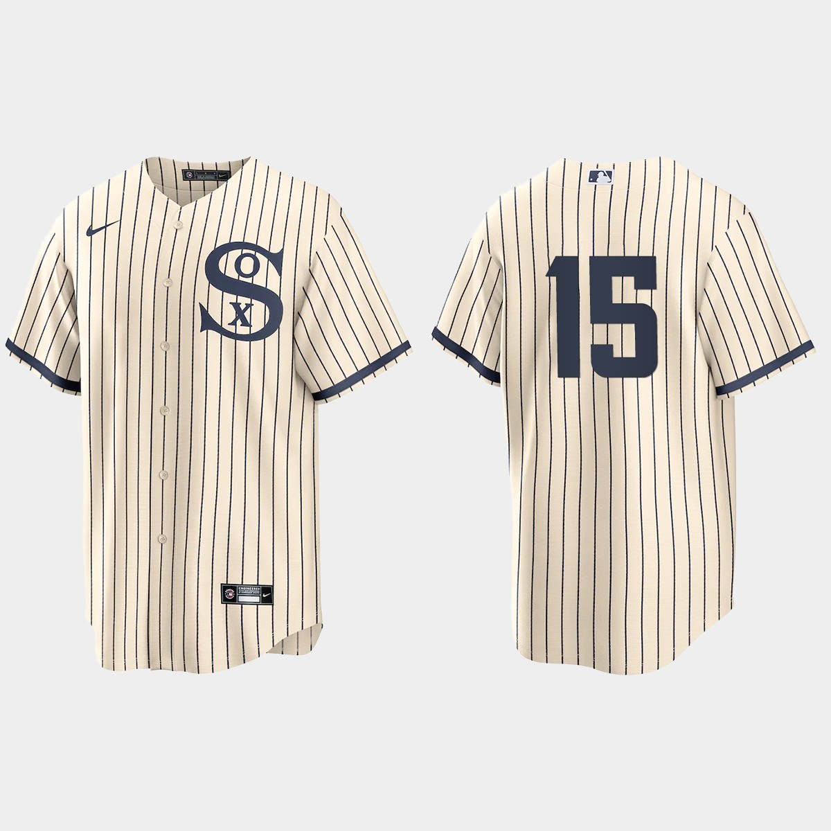 Chicago White Sox #15 Adam Engel Men's Nike White 2021 Field of Dreams Game MLB Jersey