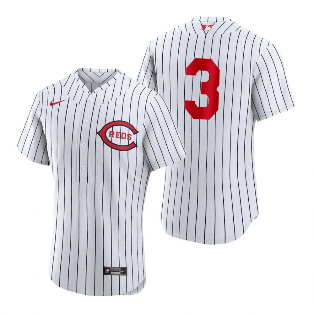 Cincinnati Reds #3 Albert Almora Jr Men's 2022 Field of Dreams MLB Authentic Jersey - White