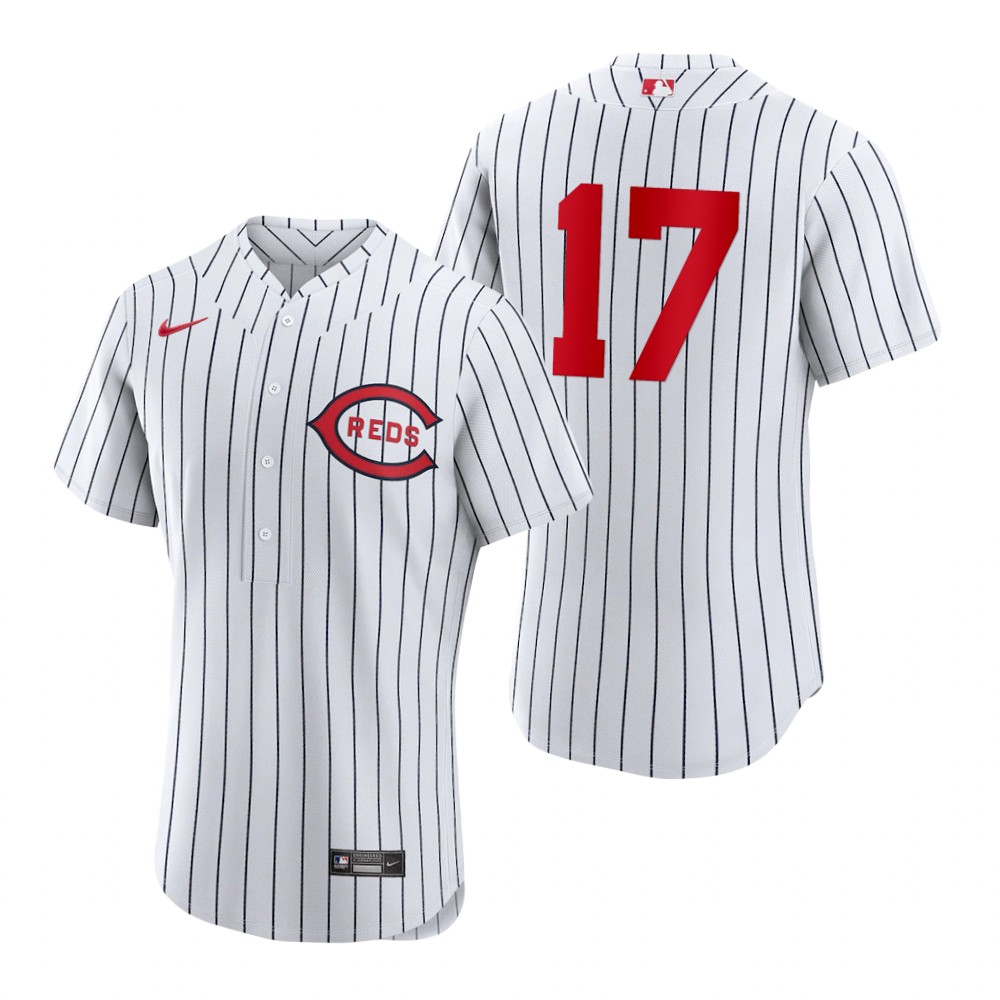 Cincinnati Reds #17 Kyle Farmer Men's 2022 Field of Dreams MLB Authentic Jersey - White