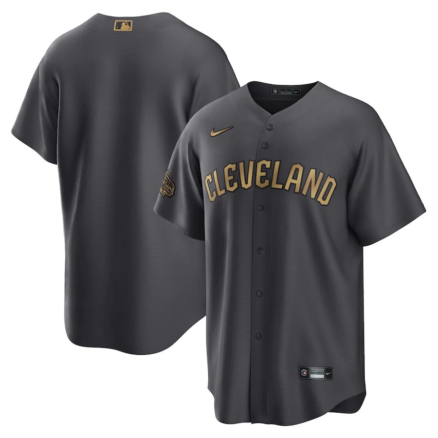 Cleveland Guardians Blank Men's Nike Charcoal 2022 MLB All-Star Game Replica Jersey