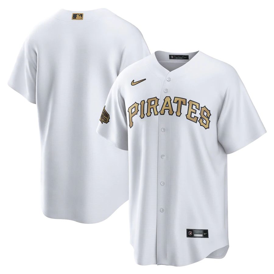 Pittsburgh Pirates Blank Men's Nike White 2022 MLB All-Star Game Replica Jersey