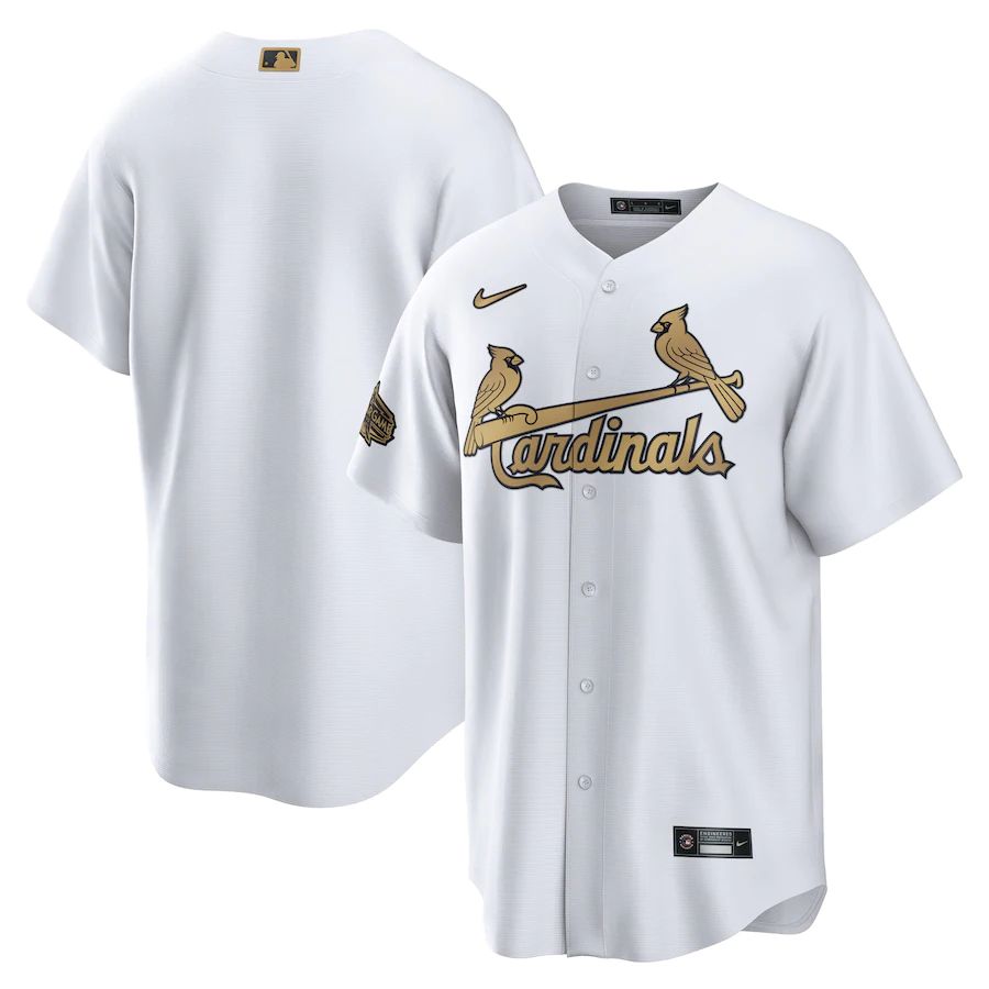 St.Louis Cardinals Blank Men's Nike White 2022 MLB All-Star Game Replica Jersey