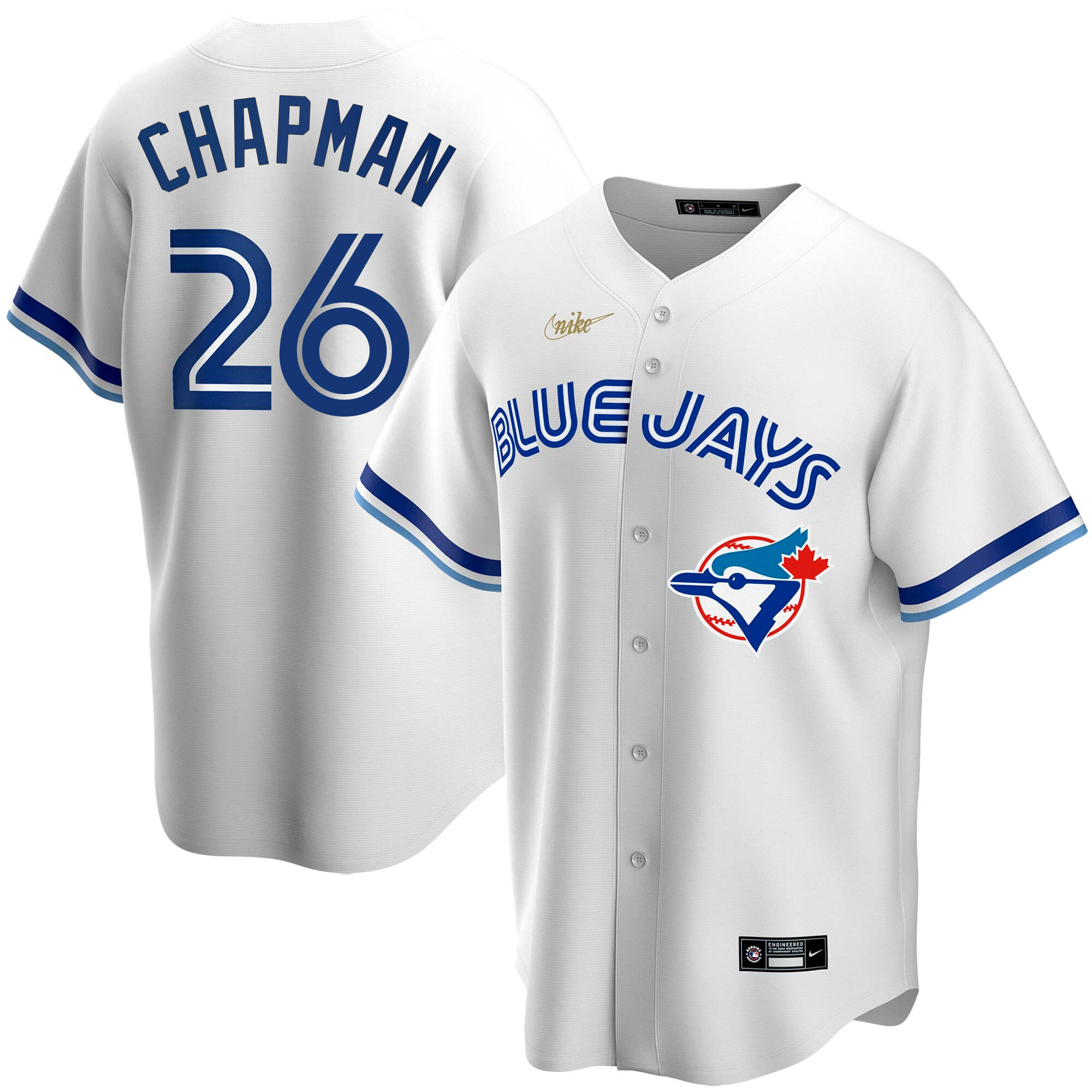 Toronto Blue Jays #26 Matt Chapman Nike Home Cooperstown Collection Player MLB Jersey White