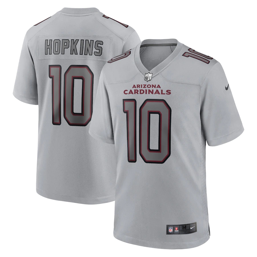 Arizona Cardinals #10 DeAndre Hopkins Nike Men's Gray Atmosphere Fashion Game Jersey