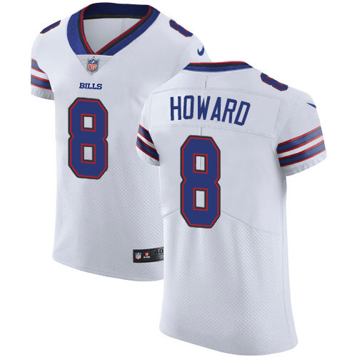 Buffalo Bills #8 O. J. Howard White Men's Stitched NFL Vapor Untouchable Elite Jersey