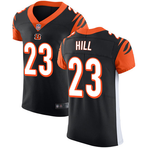 Nike Bengals #23 Daxton Hill Black Team Color Men's Stitched NFL Vapor Untouchable Elite Jersey