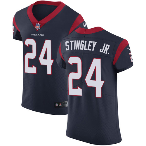 Nike Texans #24 Derek Stingley Jr. Navy Blue Team Color Men's Stitched NFL Vapor Untouchable Elite Jersey