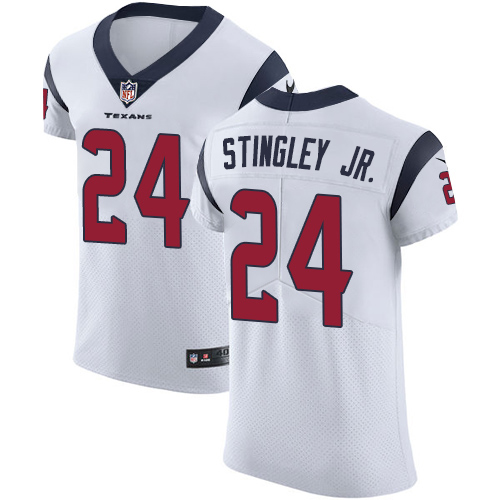 Nike Texans #24 Derek Stingley Jr. White Men's Stitched NFL New Elite Jersey