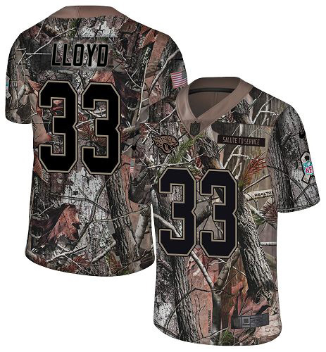 Nike Jaguars #33 Devin Lloyd Camo Men's Stitched NFL Limited Rush Realtree Jersey