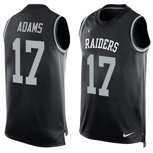 Nike Raiders #17 Davante Adams Black Team Color Men's Stitched NFL Limited Tank Top Jersey