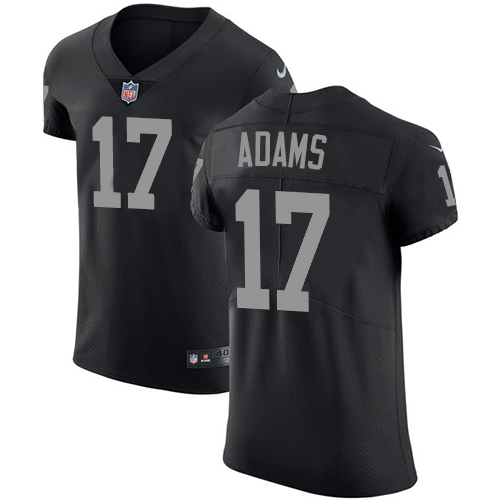 Nike Raiders #17 Davante Adams Black Team Color Men's Stitched NFL Vapor Untouchable Elite Jersey